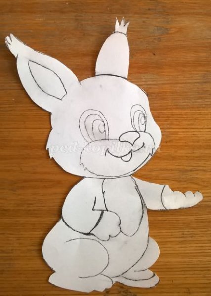 Аппликация Белочка