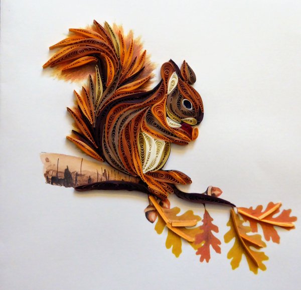 Поделка белка