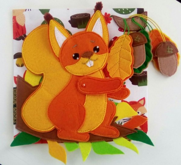 Аппликация Белочка