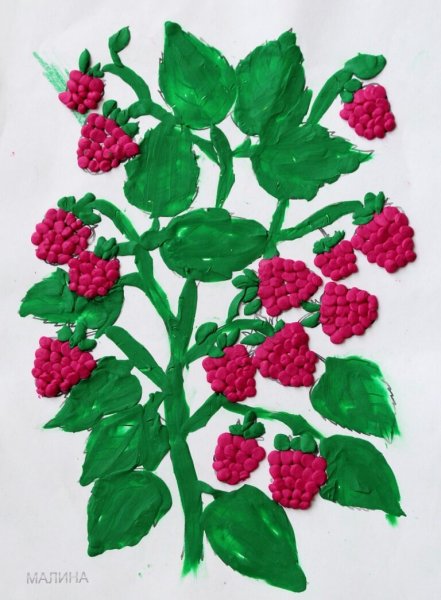 Лепка ягоды