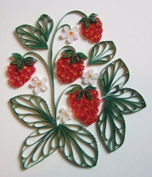 Квиллинг клубника