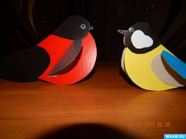 Поделка птичка