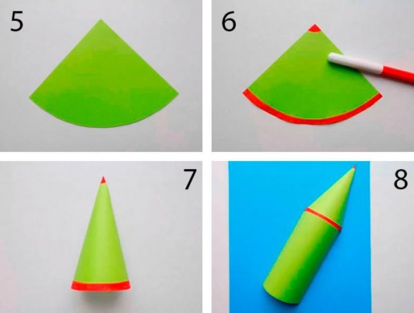 Объемная аппликация ракета