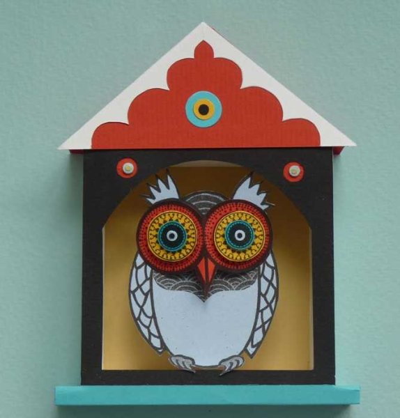Поделка Совенок из бумаги