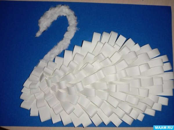 Царевна лебедь поделка из бумаги объемная