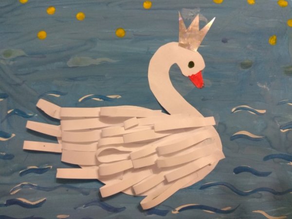 Царевна лебедь поделка