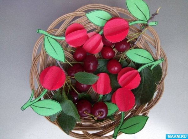 Поделка вишня