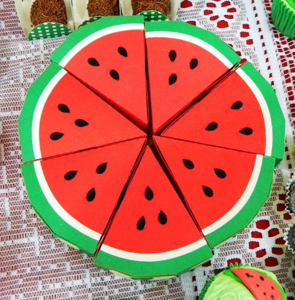 Аппликация долька арбуза