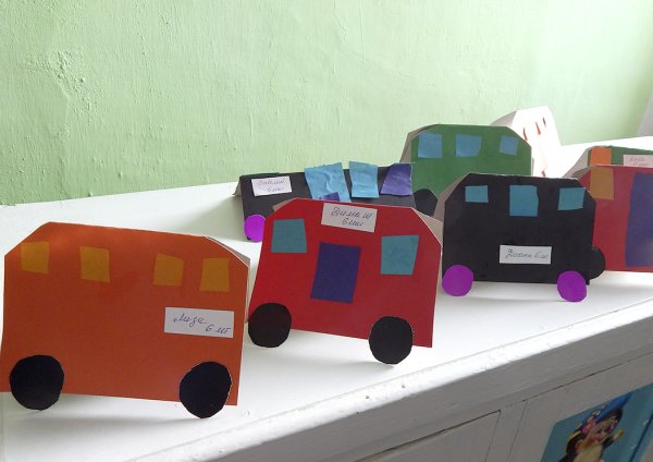 Поделка автобус