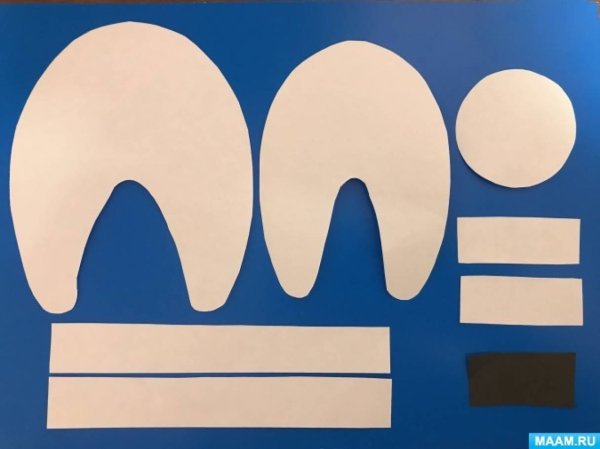 Аппликация белый медведь в подготовительной группе