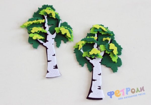 Объемное дерево из картона
