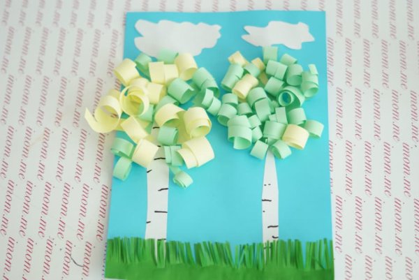 Объемная Весенняя аппликация