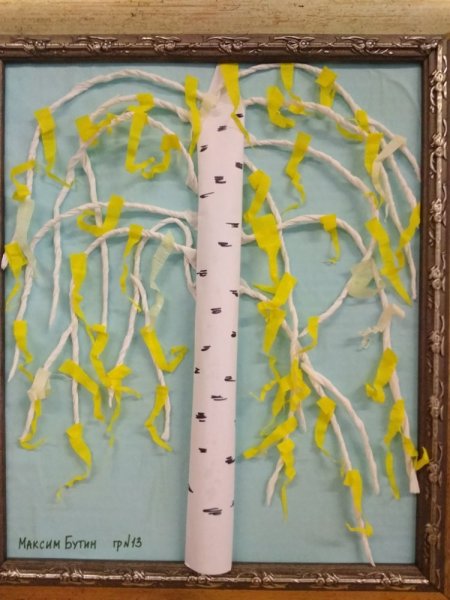 Поделка береза