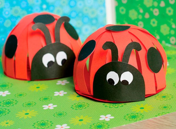 Божья коровка Papercraft