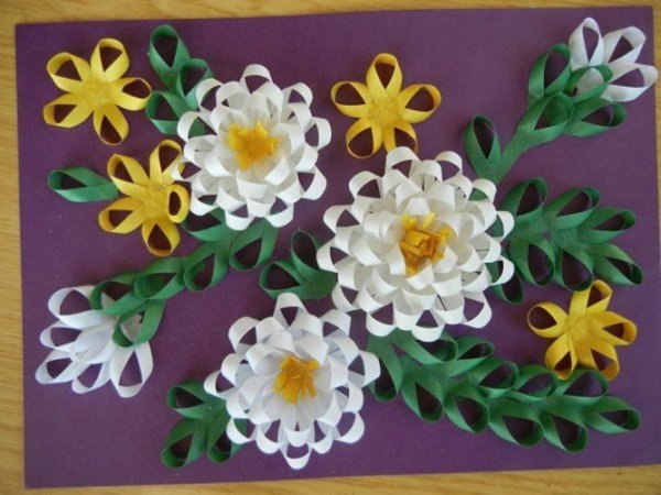 Поделка цветы