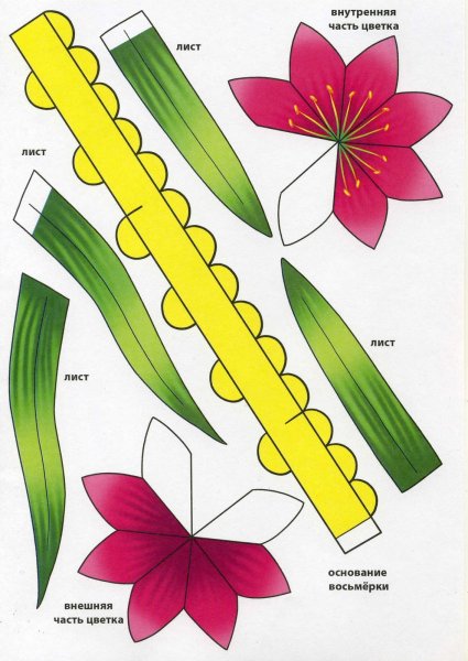 Поделка цветы