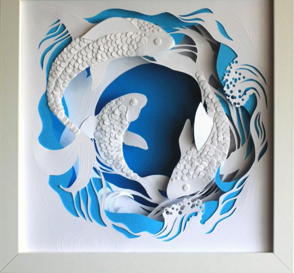 Изделия в технике бумагопластика