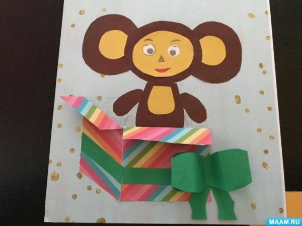 Поделка Чебурашка