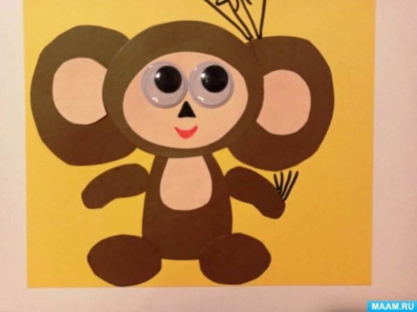 Поделка Чебурашка