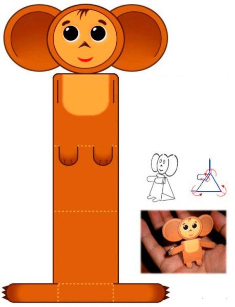 Поделки из бумаги шаблоны