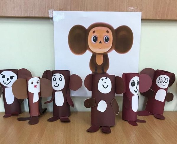 Поделка Чебурашка