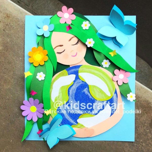 Аппликация на тему экология