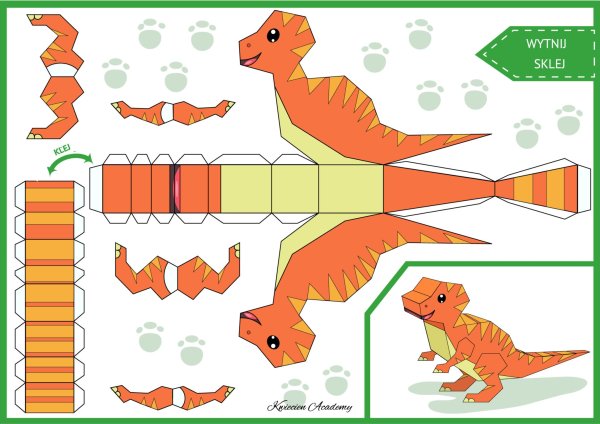 Бумажный динозавр