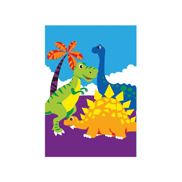 Аппликация динозавр