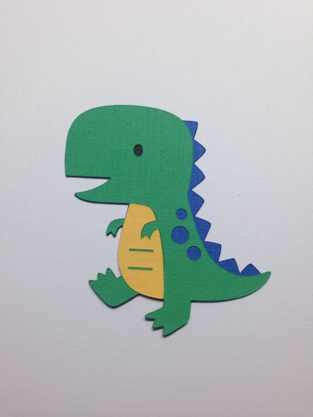 Аппликация динозавр