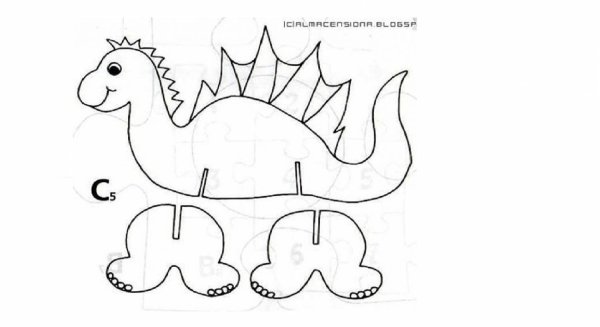 Поделки из картона трафареты