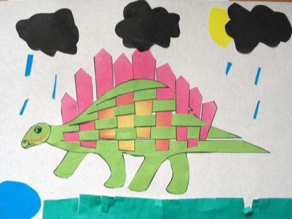 Бумажное плетение для детей