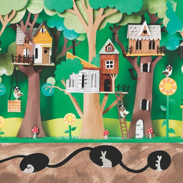 Хелен Масселвайт архитектура из бумаги