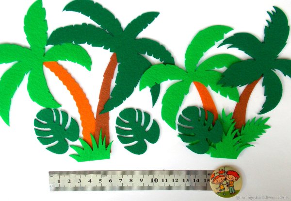 Пальма из бумаги