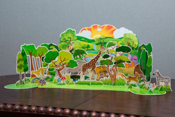 Макет джунгли