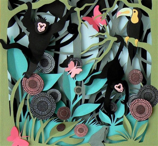 Бумажные картины Хелен Масселвайт