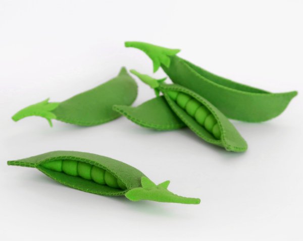 Горох из фетра