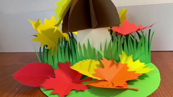 Осенние поделки из бумаги и картона