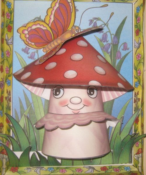 Объемный мухомор