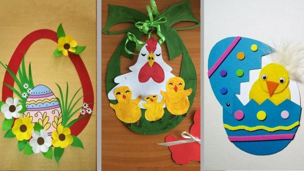 Пасхальная поделка в садик