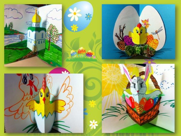 Объемные поделки на Пасху