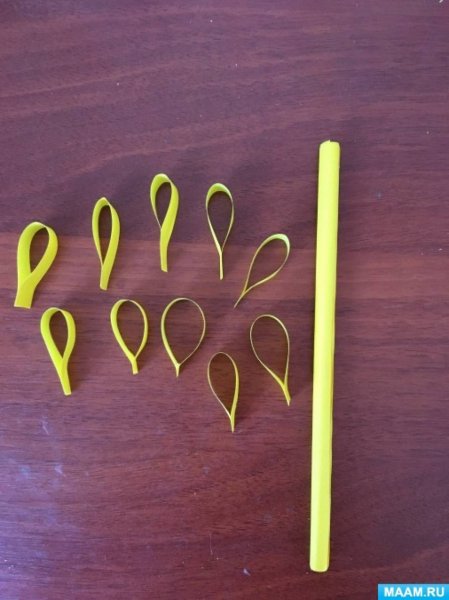 Колосок объемная аппликация