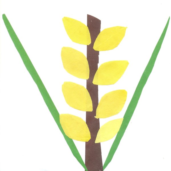 Аппликация Колос