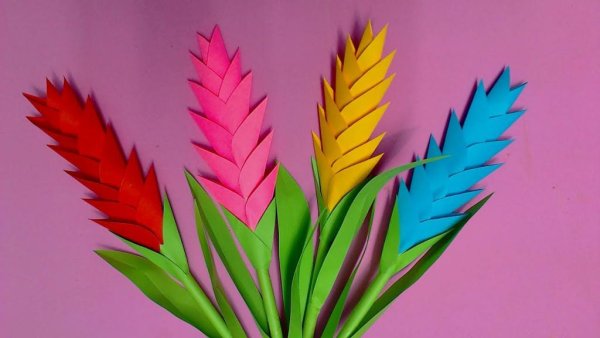 Поделка цветы