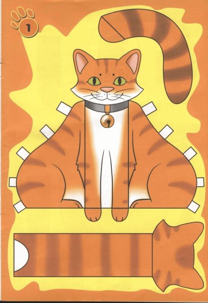 Котик из бумаги