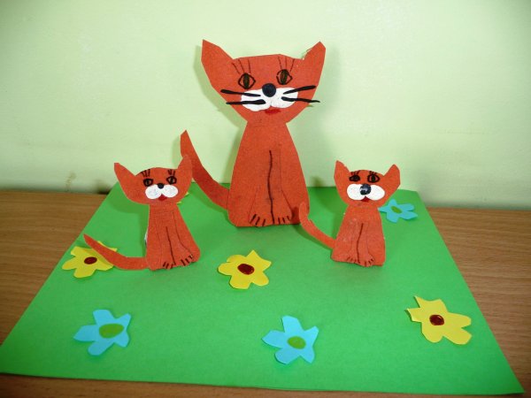 Поделка кошка