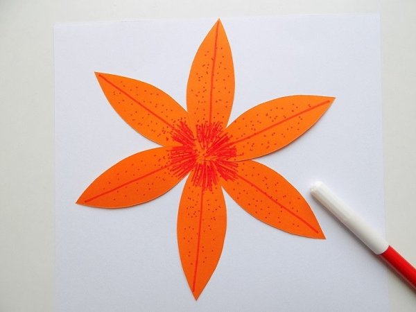 Объемная аппликация цветы