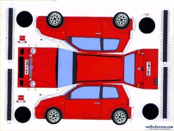 Развертка машинки