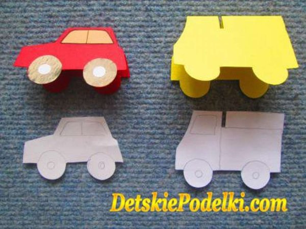 Поделки из бумаги машинки