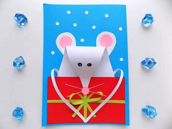 Объемная аппликация мышка