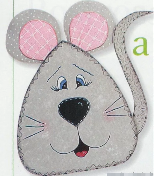 Аппликация из ткани для детей